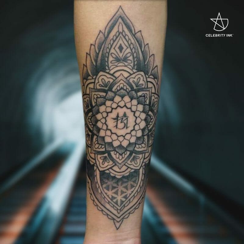 Japanese tattoo style + mandala