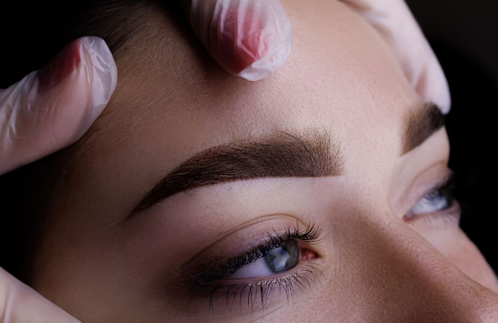 Eyebrow tattooing perfect brows